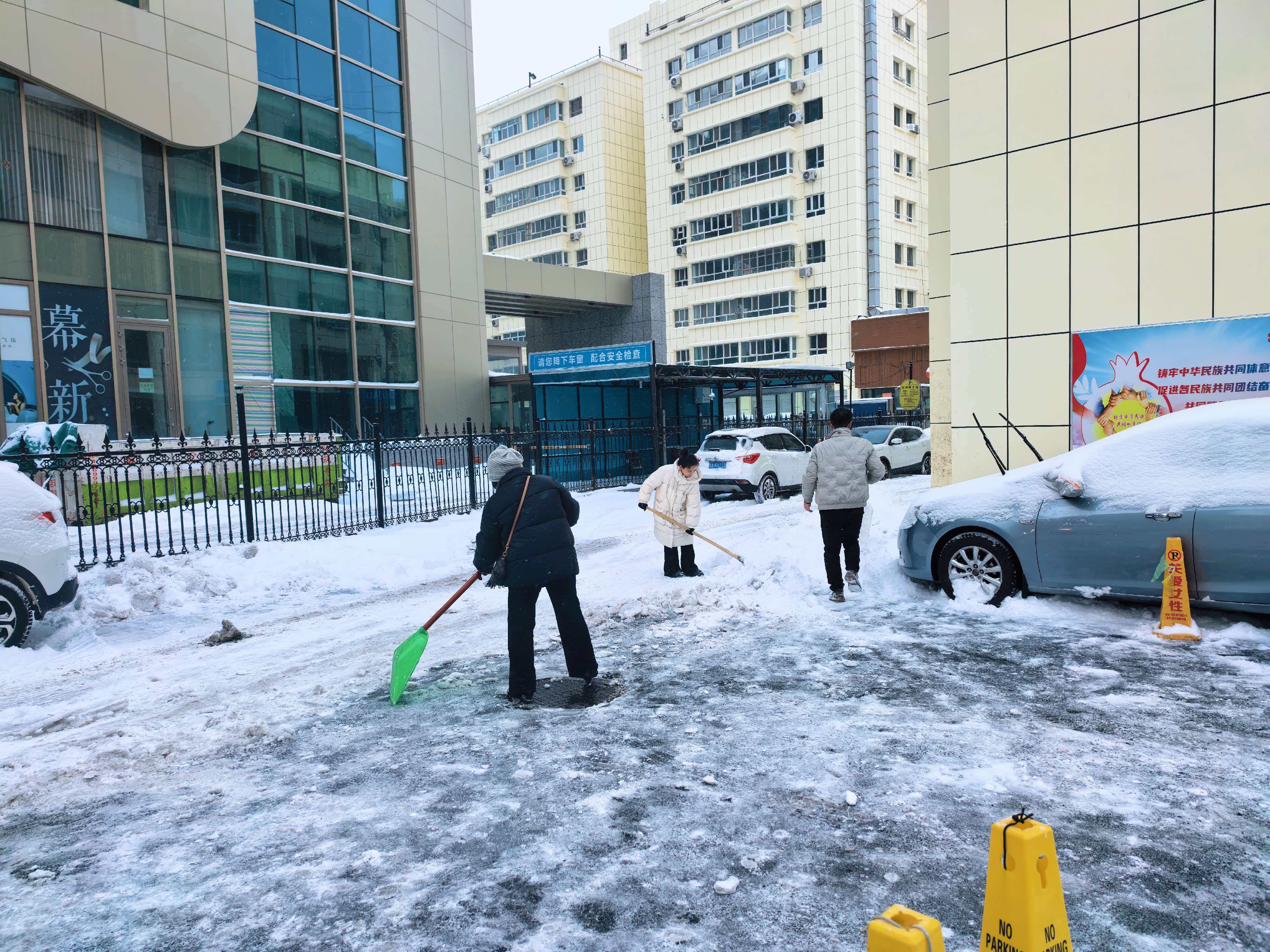 寒雪映初心 溫情暖寒冬——記自發清掃公司門前積雪的暖心同事